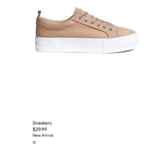 H&M Platform Sneakers (Flatforms)- Never worn
